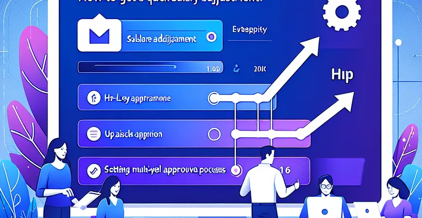 调薪审批怎么快？HR 软件多级审批流设置技巧